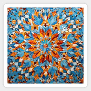 Ottoman Splendor Unveiled: Tiles, Ceramics, and Vibrant Artistry Sticker